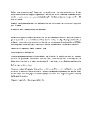 Exhibition booth | DOCX