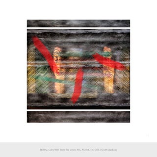 11
TRIBAL GRAFFITI from the series AM, AM NOT © 2013 Scott MacLeay
 