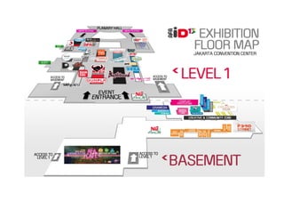 Exhibition floor map
