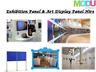 Exhibition Panel & Art Display Panel Hire 
 