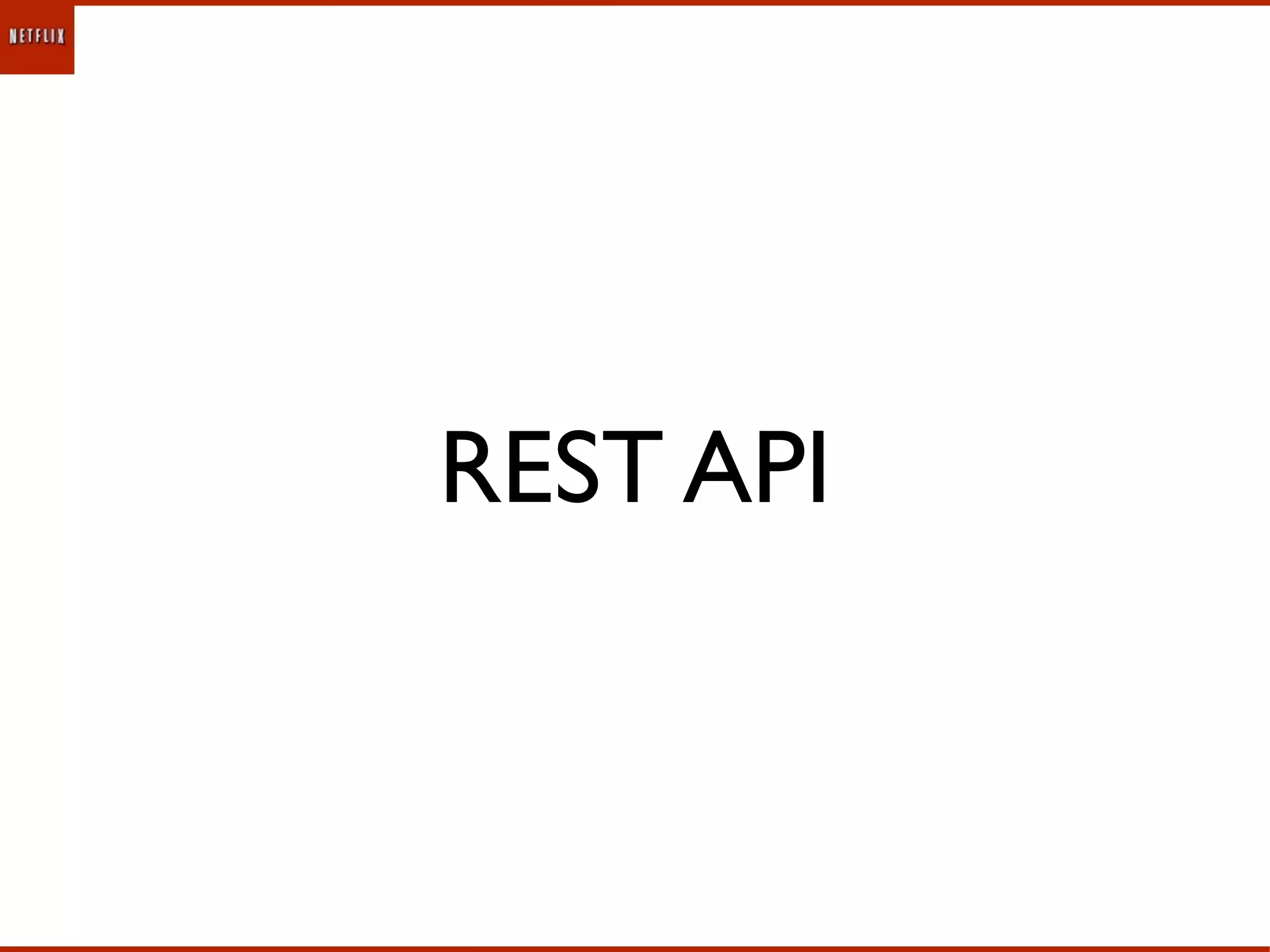 REST API
 