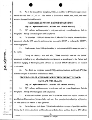 Exhibit Works vs Coda