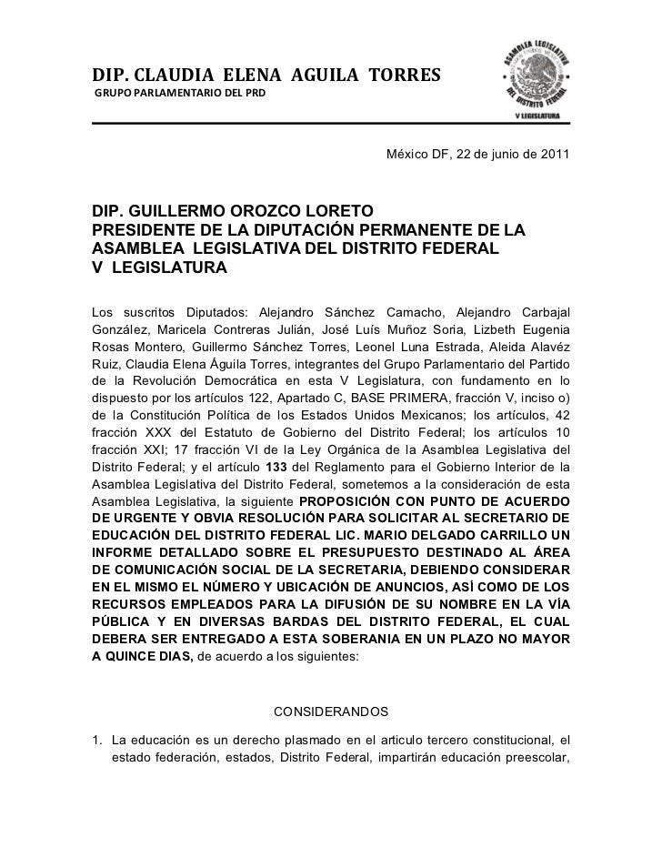 Exhorto al Secretario de Educación informe sobre los 