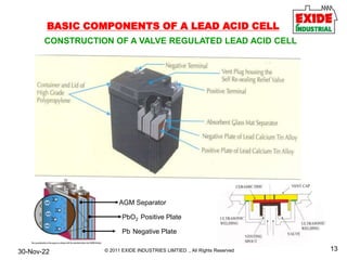 Pbo2 Plates Exide Battery Maintenance.PPT