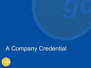A Company Credential 