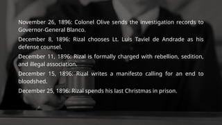The Exile of Jose Rizal: Life, Struggles, and Legacy in Dapitan | PPTX