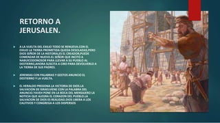 EXILIO DE ISRAEL, LA DIASPORA DEL PUEBLO DE DIOS | PPTX