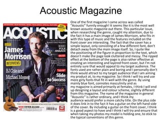 Acoustic Magazine ,[object Object]