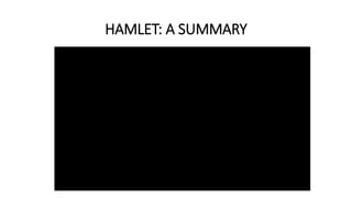 HAMLET: A SUMMARY
 