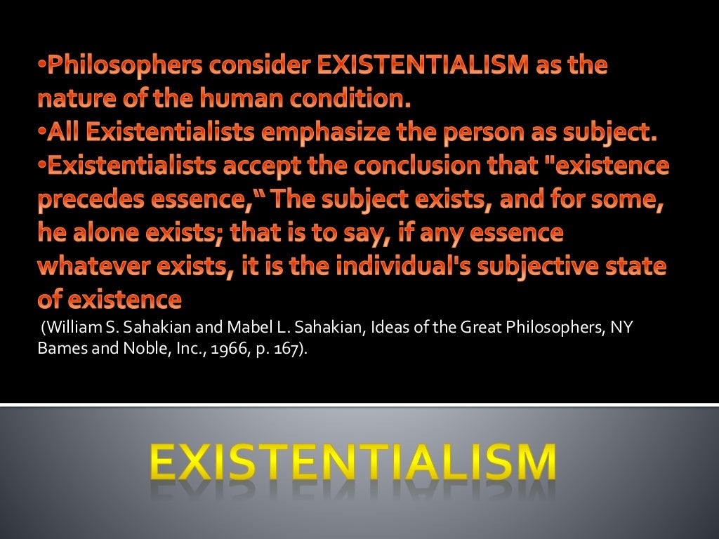 Existentialism Philosophy