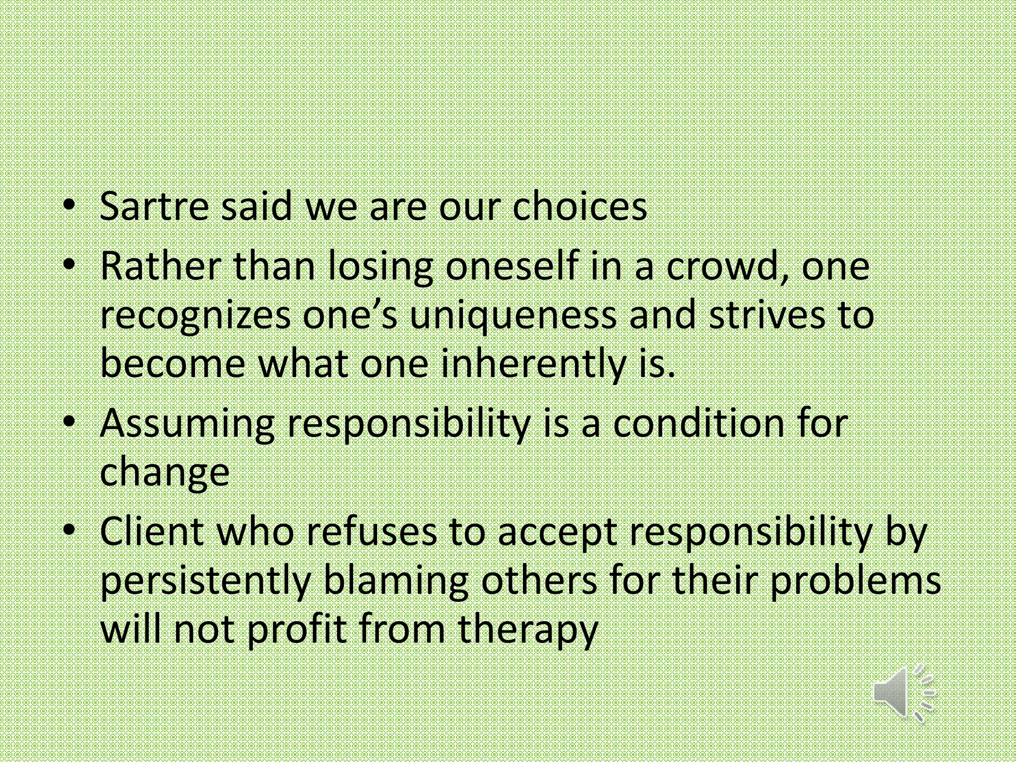 Existential Therapy Introduction and key Concepts PPT