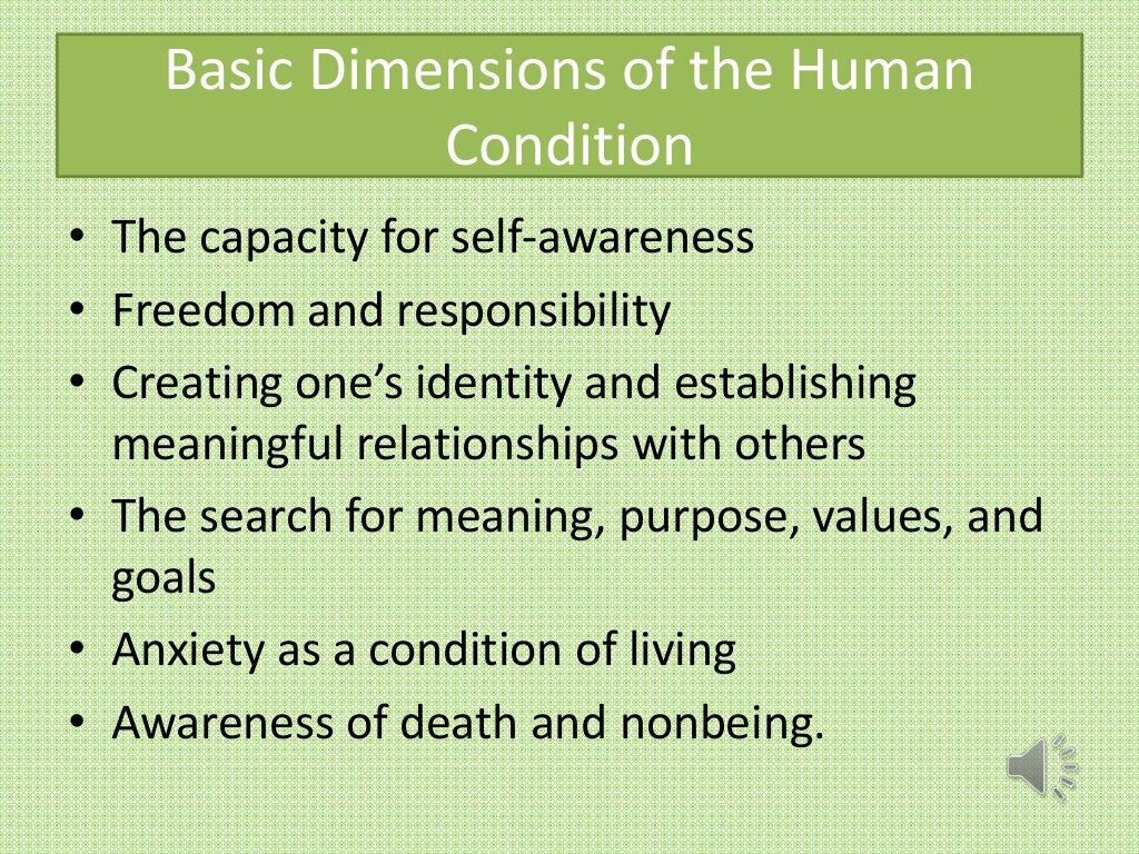 Existential Therapy Introduction and key Concepts