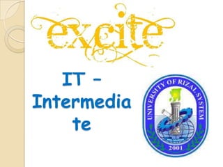 IT –
Intermedia
te
 