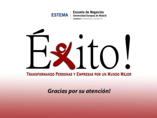 Presentación EXITO Executive MBA 2012