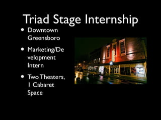 My Fall Internship Experience Ppt