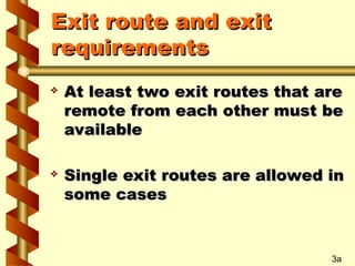 Access and egress for industries to ensure the exits during emergency | PPT