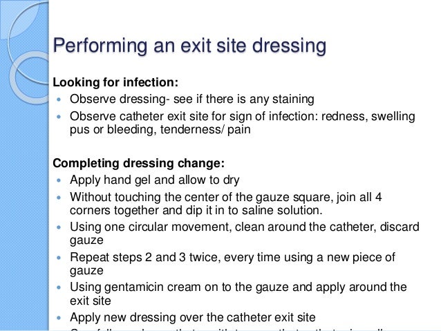 Exit site infection in peritoneal dialysis patient
