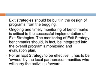 Exit strategy | PPT