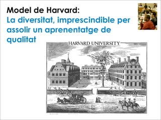 Model de Harvard:
La diversitat, imprescindible per
assolir un aprenentatge de
qualitat
 