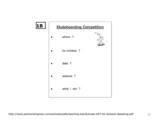 28http://www.pearsonlongman.com/activate/pdfs/teaching-ket/Activate-KET-for-Schools-Speaking.pdf
1B
 