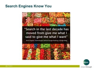 Search Engines Know You




22 | 7.12.11
 