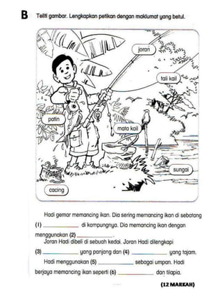 B Melayu Tahun 2 Ujian Akhir Penulisan
