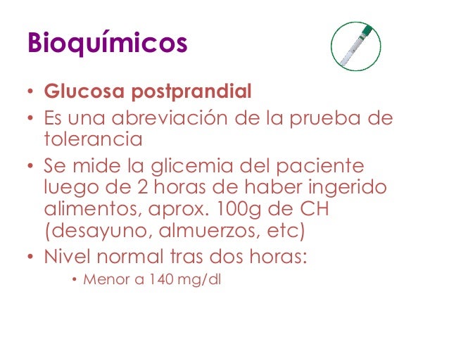 Glucosa postprandial procedimiento Glucosa postprandial procedimiento
