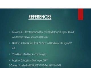 EXODONTIA -   PRINCIPLES AND TECHNIQUES.