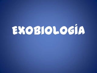 Exobiología 