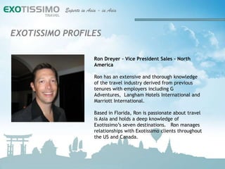 Introduction of Exotissimo Travel (Thailand) Ltd. | PPTX