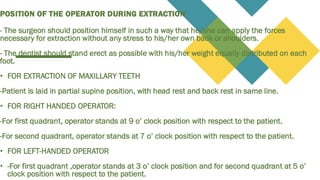 Tooth extraction of oral surgery 3rd year | PDF