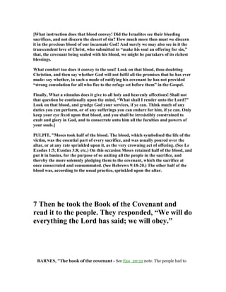 Exodus 24 commentary | PDF