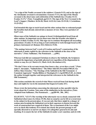 Exodus 31 Commentary