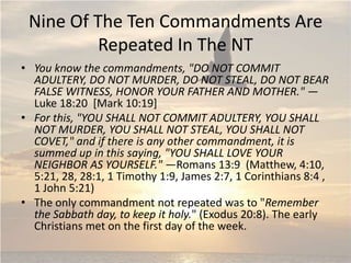 Exodus 31, When was the Sabbath changed, or, who changed the Sabbath,ss ...