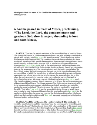 Exodus 34 commentary | PDF