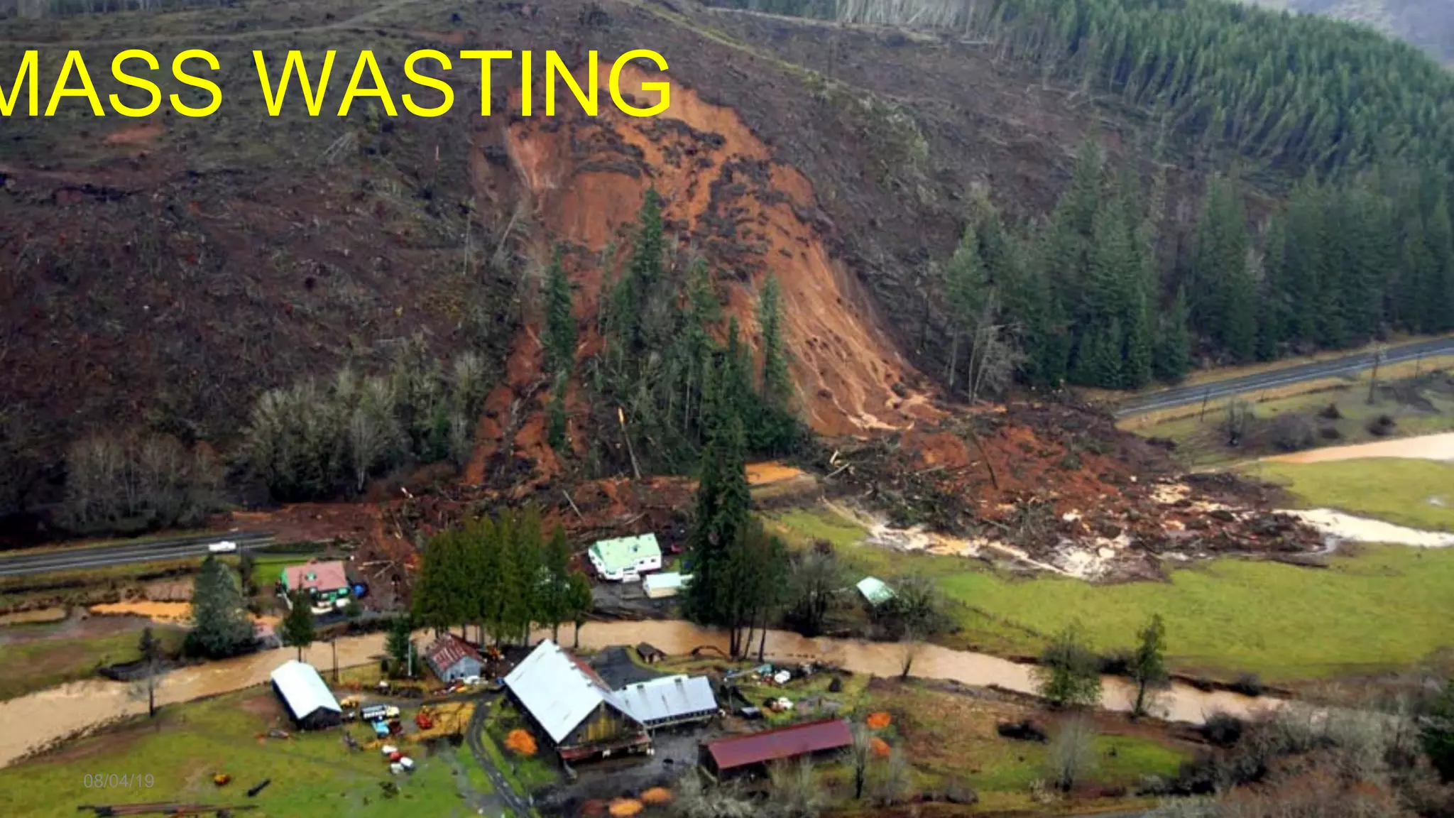 MASS WASTING
08/04/19
 