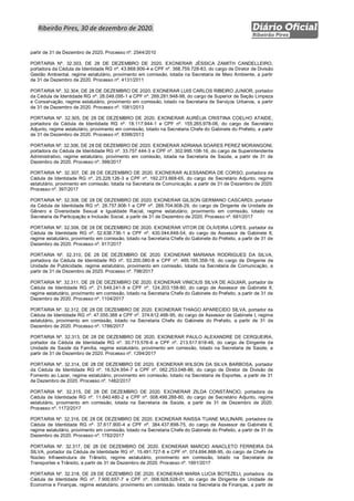 Ribeirão Pires divulga nova lista de exonerados