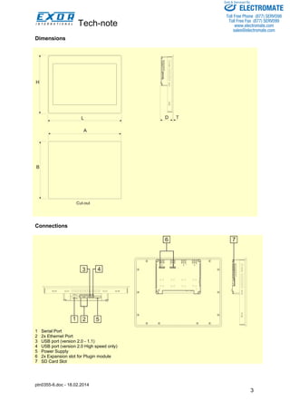 Exor e top513_specsheet | PDF