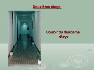 Deuxième étageDeuxième étage
Couloir du deuxièmeCouloir du deuxième
étageétage
 