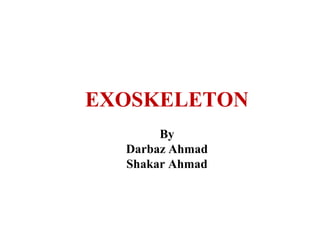EXOSKELETON
By
Darbaz Ahmad
Shakar Ahmad

 