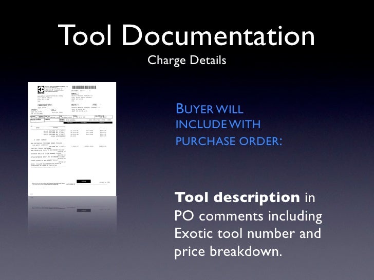 Exotic Metals Vendor Tooling Documentation