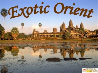 Angkor Wat at Sunset, Cambodia Exotic Orient 