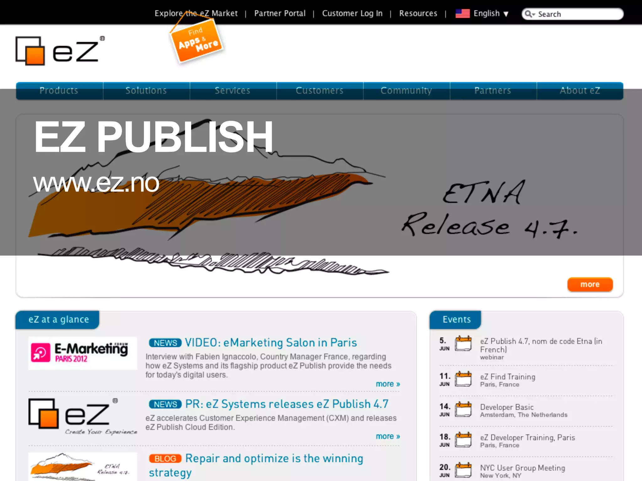EZ PUBLISH
www.ez.no
 