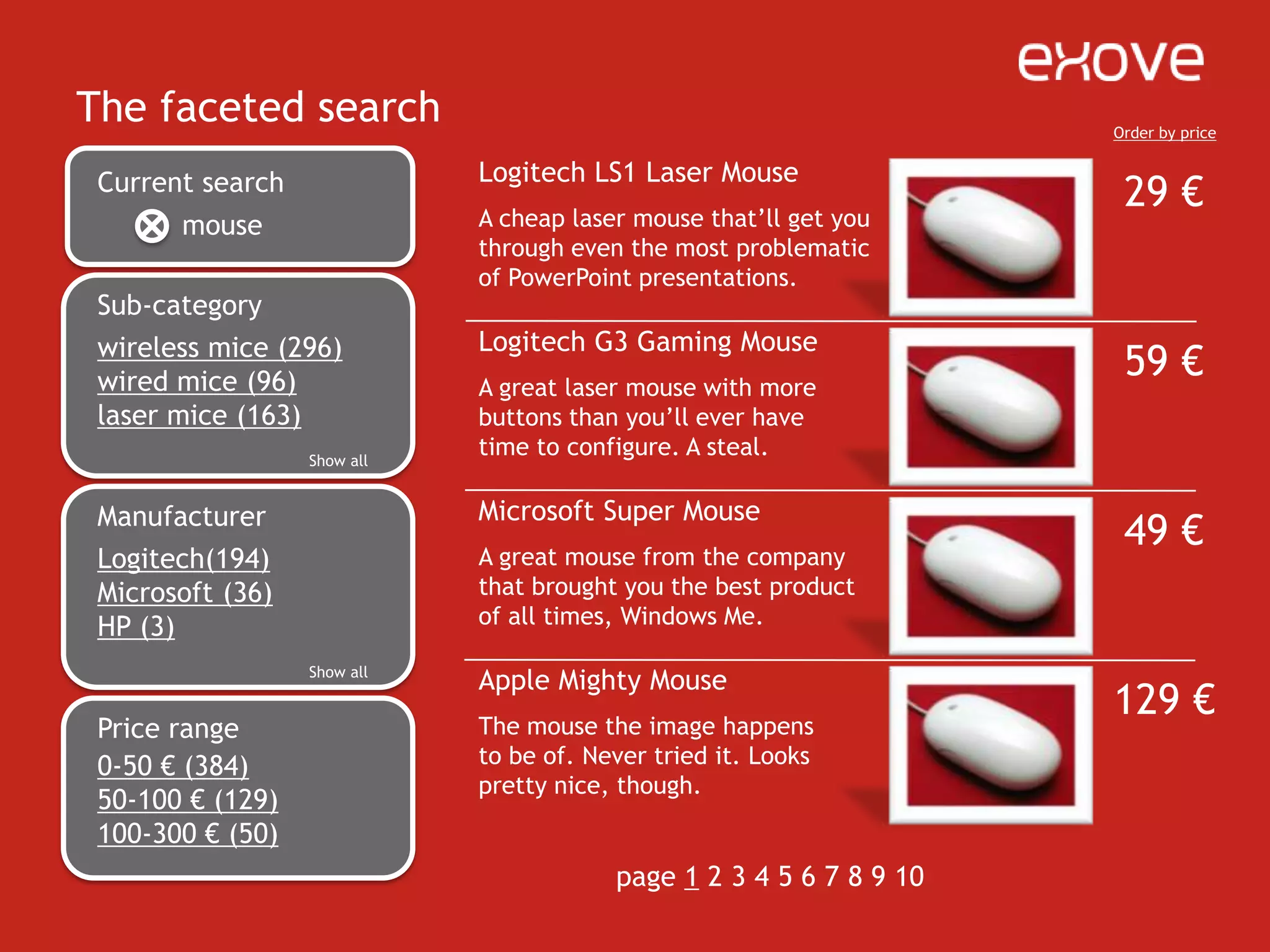 SOLR for faceted searchingApache SOLR let’s you facet search results – that is, to show possible search filters and give counts for themFaceting with SOLR can also be achieved in Drupal – and now a Drupal contrib module comes to playWith ApacheSOLR –module (http://drupal.org/project/apachesolr) you can do all this with a couple of clicks in your Drupal installation