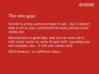 SOLRApache SOLR is a search server around Lucene (which is a search library) written in JavaIt needs a Java container, e.g. Jetty or TomcatIn a simple way, you can save your stuff in XML form in it and then search from themSOLR will tokenize and do all kinds of (configurable) magic to the data when indexing it, but it can also store the original data (not always possible with search indexers)