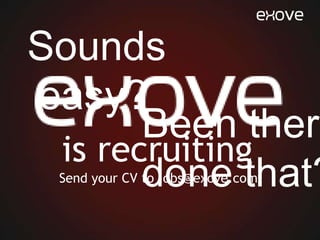 Thank you for your timeQuestions?If you’d rather ask me in private,drop a mail to kalle@exove.com