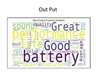 Text visualization using web analytics with powerbi | PPTX