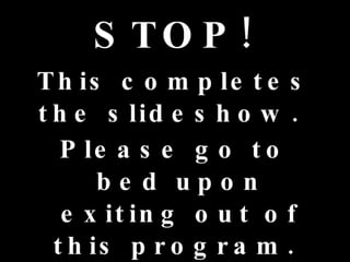 Sleepshow