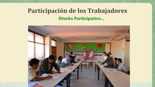 Diseño Participativo…
Participación de los Trabajadores
 