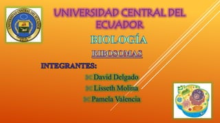 UNIVERSIDAD CENTRAL DEL
ECUADOR

 David

Delgado

 Lisseth

Molina

 Pamela Valencia

 